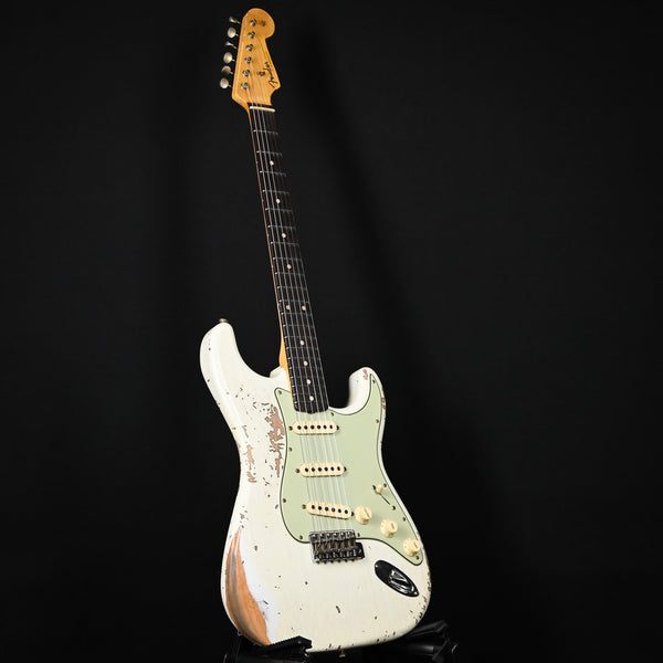 Fender Custom Shop 1962 Stratocaster w/ Handwound 60/63 Pickups, Heavy Relic- Aged Olympic White 2025 (CZ584828)