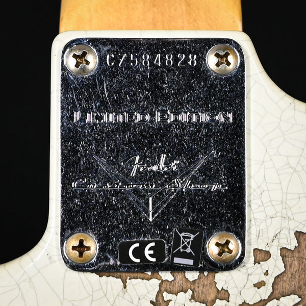 Fender Custom Shop 1962 Stratocaster w/ Handwound 60/63 Pickups, Heavy Relic- Aged Olympic White 2025 (CZ584828)