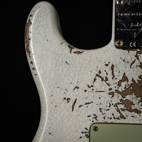 Fender Custom Shop 1962 Stratocaster w/ Handwound 60/63 Pickups, Heavy Relic- Aged Olympic White 2025 (CZ584828)