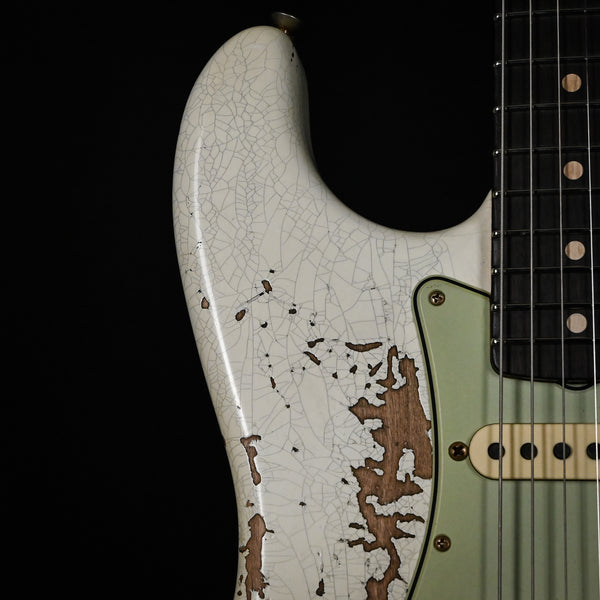 Fender Custom Shop 1962 Stratocaster w/ Handwound 60/63 Pickups, Heavy Relic- Aged Olympic White 2025 (CZ584828)