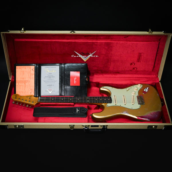 Fender Custom Shop 1962 Stratocaster w/ Josefina Handwound Pickups Heavy Relic- Aztec Gold/ Pink Paisley 2025 (R145700)