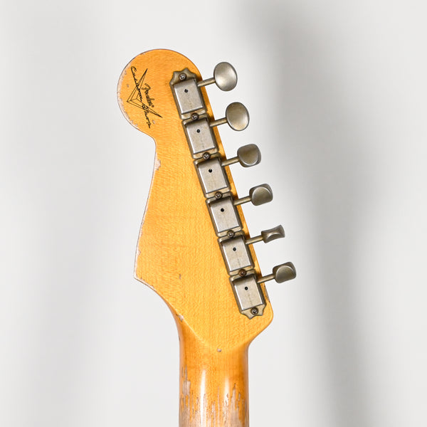 Fender Custom Shop '61 Stratocaster Super Heavy Relic- Aged Sherwood Metallic / 3 Tone Sunburst 2025 (CZ588908)