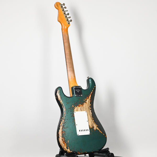 Fender Custom Shop '61 Stratocaster Super Heavy Relic- Aged Sherwood Metallic / 3 Tone Sunburst 2025 (CZ588908)