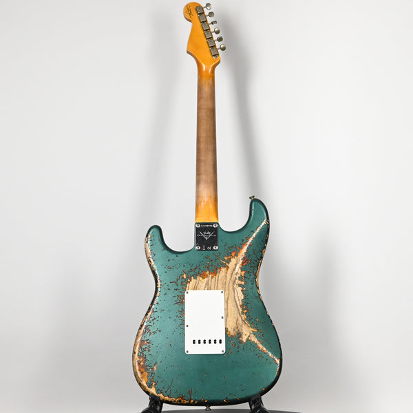 Fender Custom Shop '61 Stratocaster Super Heavy Relic- Aged Sherwood Metallic / 3 Tone Sunburst 2025 (CZ588908)