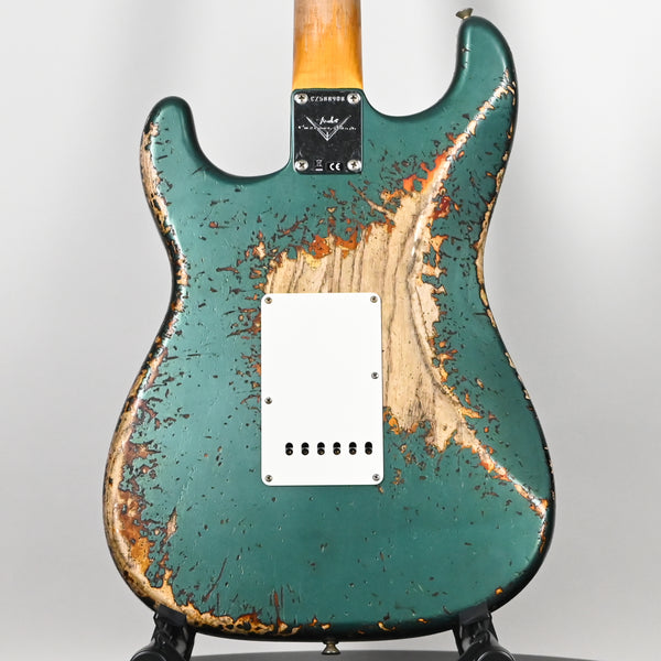 Fender Custom Shop '61 Stratocaster Super Heavy Relic- Aged Sherwood Metallic / 3 Tone Sunburst 2025 (CZ588908)