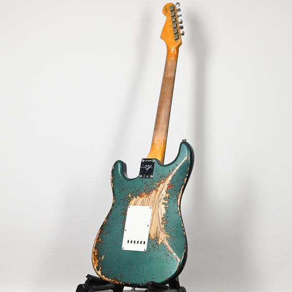 Fender Custom Shop '61 Stratocaster Super Heavy Relic- Aged Sherwood Metallic / 3 Tone Sunburst 2025 (CZ588908)