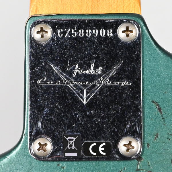 Fender Custom Shop '61 Stratocaster Super Heavy Relic- Aged Sherwood Metallic / 3 Tone Sunburst 2025 (CZ588908)