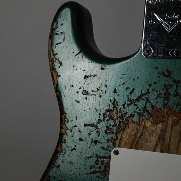 Fender Custom Shop '61 Stratocaster Super Heavy Relic- Aged Sherwood Metallic / 3 Tone Sunburst 2025 (CZ588908)