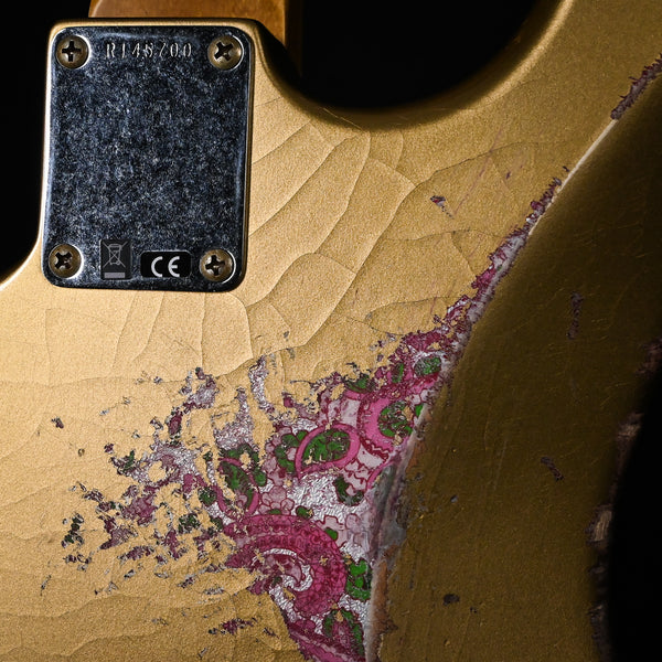 Fender Custom Shop 1962 Stratocaster w/ Josefina Handwound Pickups Heavy Relic- Aztec Gold/ Pink Paisley 2025 (R145700)