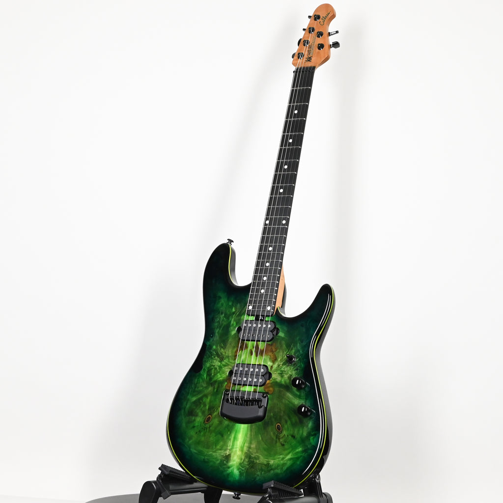Ernie Ball Music Man Jason Richardson Cutlass HT Guitar, Buckeye Burl Top- Kokiri Forest 2026 (S13116)