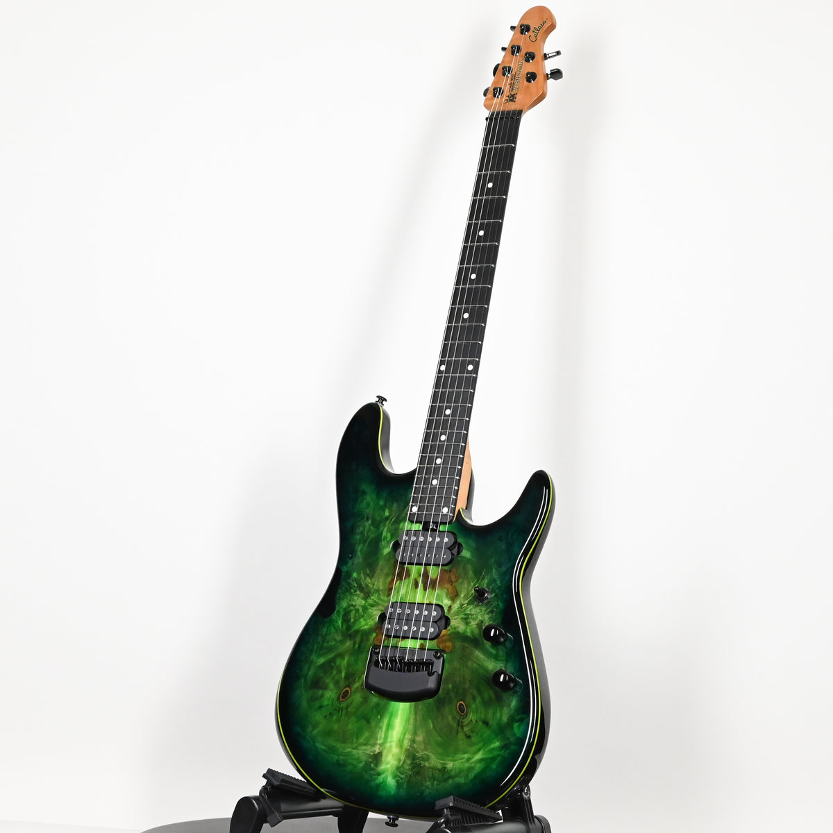 Ernie Ball Music Man Jason Richardson Cutlass HT Guitar, Buckeye Burl Top- Kokiri Forest 2026 (S13116)