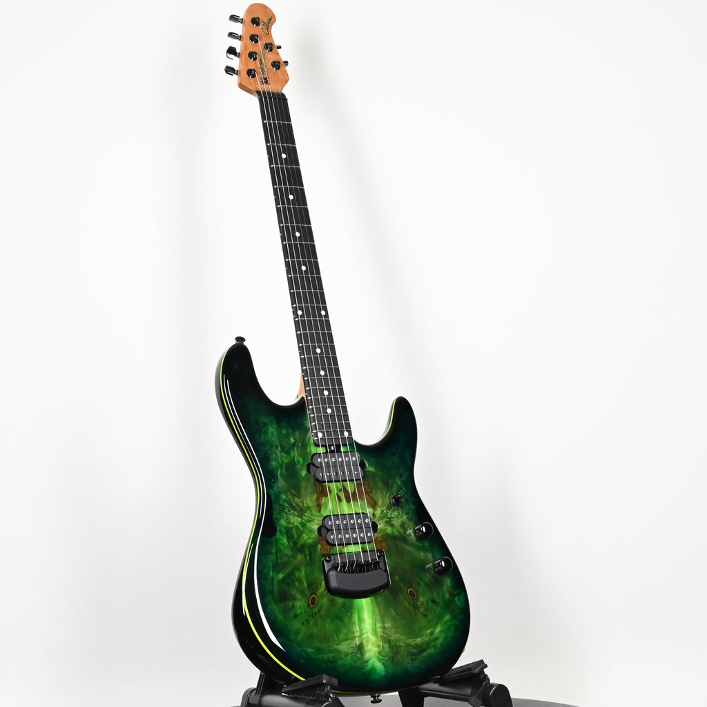 Ernie Ball Music Man Jason Richardson Cutlass HT Guitar, Buckeye Burl Top- Kokiri Forest 2026 (S13116)