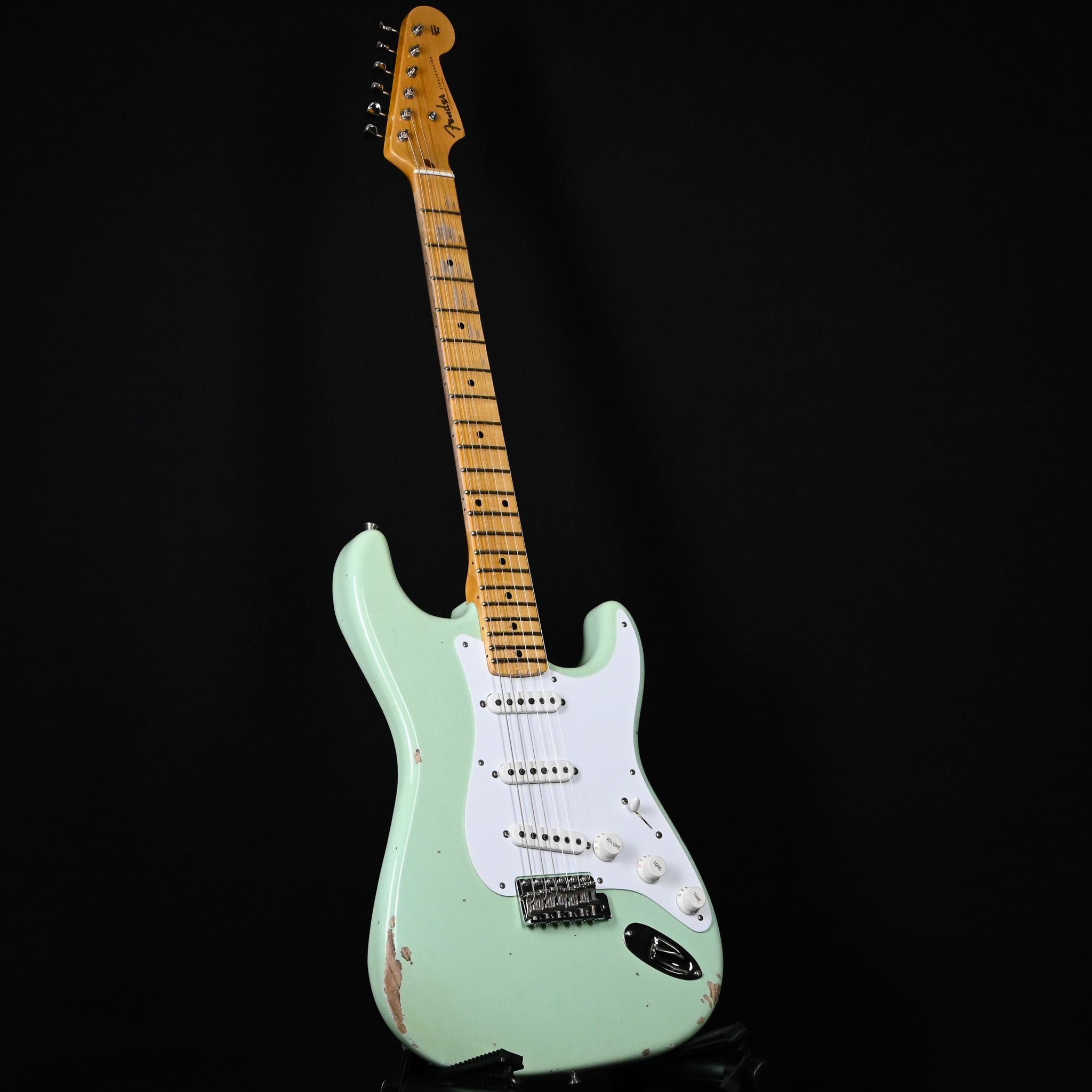 Fender Custom Shop Limited Edition Fat '54 Stratocaster Relic/ Closet Classic Hardware- Super Faded Aged Surf Green 2024 (LXX0565)