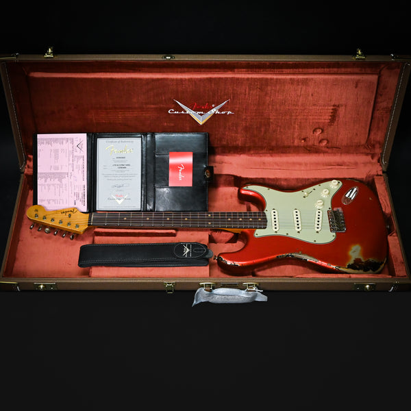 Fender Custom Shop Limited Edition '62 Stratocaster Heavy Relic- Aged Candy Tangerine/ 3-Color Sunburst 2025 (CZ583489)