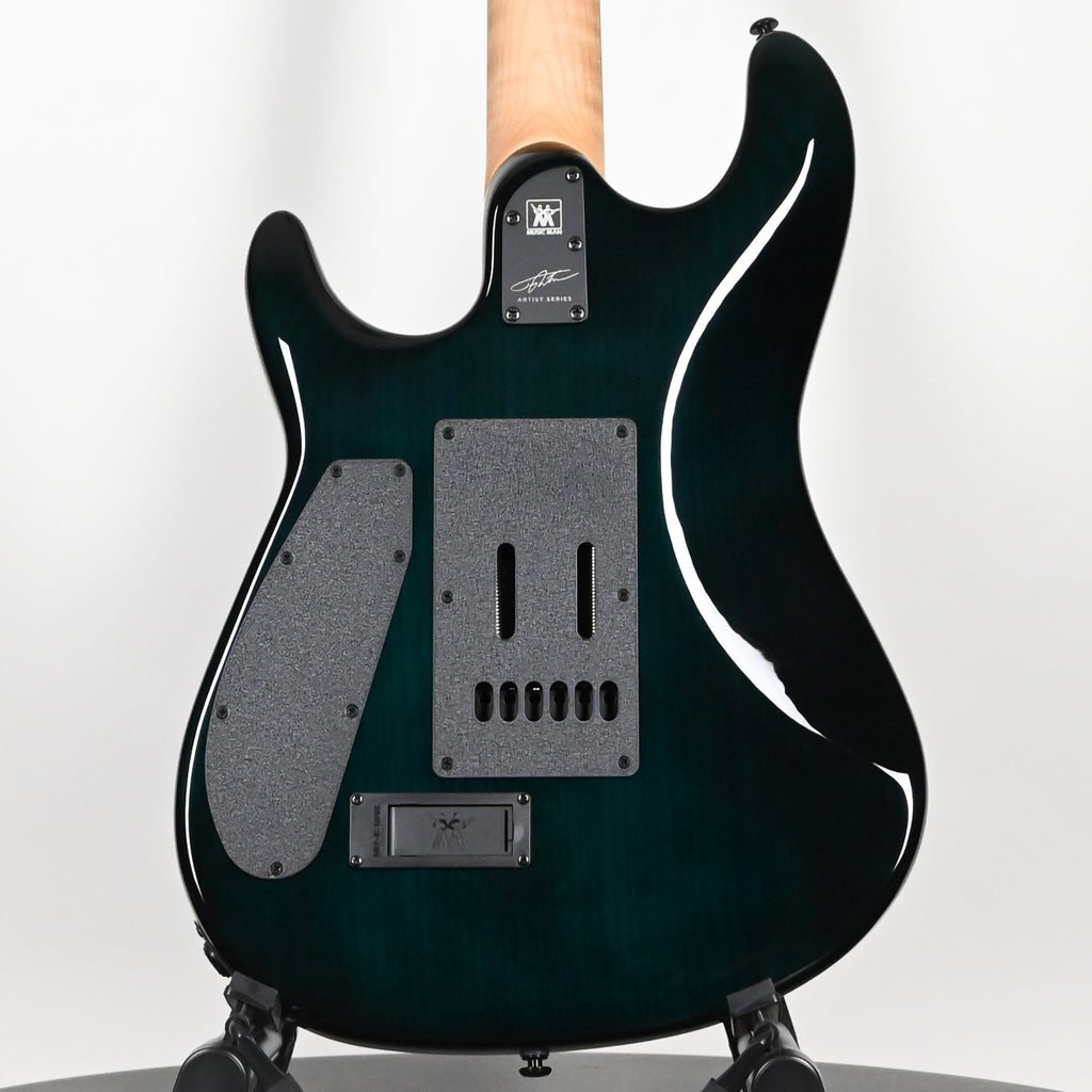 Ernie Ball Music Man Jason Richardson Cutlass HT Guitar, Buckeye Burl Top- Kokiri Forest 2026 (S13116)
