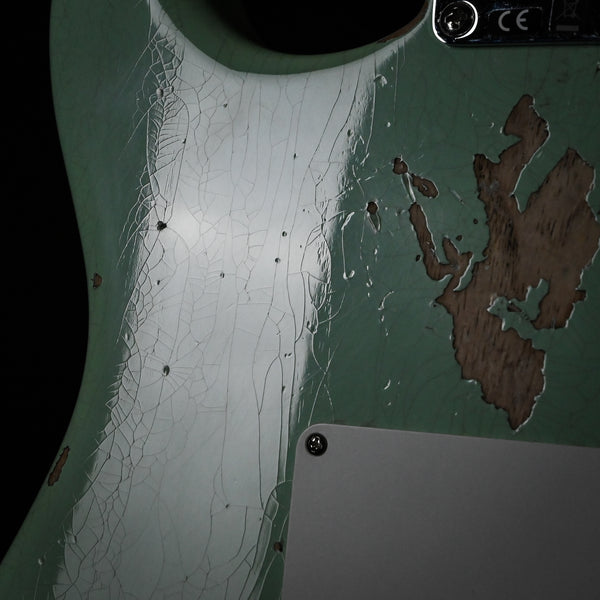 Fender Custom Shop Limited Edition Fat '54 Stratocaster Relic/ Closet Classic Hardware- Super Faded Aged Surf Green 2024 (LXX0565)