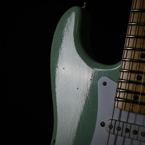 Fender Custom Shop Limited Edition Fat '54 Stratocaster Relic/ Closet Classic Hardware- Super Faded Aged Surf Green 2024 (LXX0565)