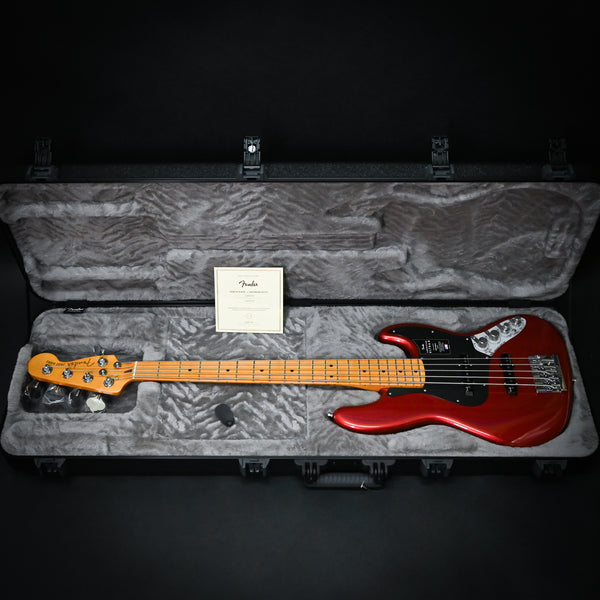 Fender American Ultra II Jazz Bass V w/ Maple Fingerboard- Sinister Red 2024 (US24021121)