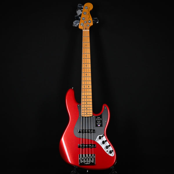 Fender American Ultra II Jazz Bass V w/ Maple Fingerboard- Sinister Red 2024 (US24021121)