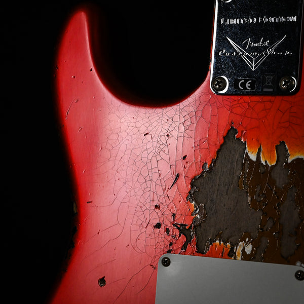 Fender Custom Shop Limited Edition '62 Stratocaster Heavy Relic- Aged Candy Tangerine/ 3-Color Sunburst 2025 (CZ583489)