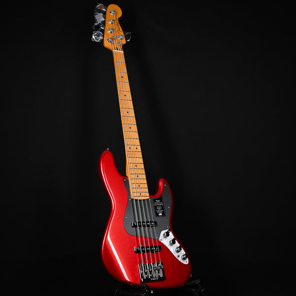 Fender American Ultra II Jazz Bass V w/ Maple Fingerboard- Sinister Red 2024 (US24021121)