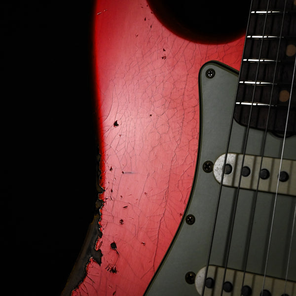 Fender Custom Shop Limited Edition '62 Stratocaster Heavy Relic- Aged Candy Tangerine/ 3-Color Sunburst 2025 (CZ583489)