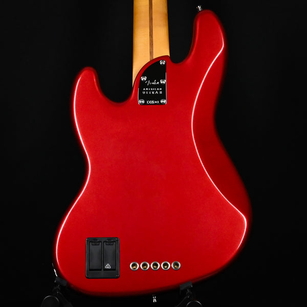 Fender American Ultra II Jazz Bass V w/ Maple Fingerboard- Sinister Red 2024 (US24021121)