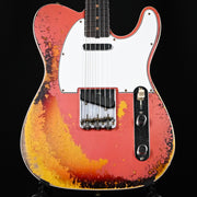 Fender Custom Shop Limited Edition '59 Telecaster Custom Super Heavy Relic- Aged Tahitian Coral / Chocolate 3 Color Sunburst 2025 (CZ585241)