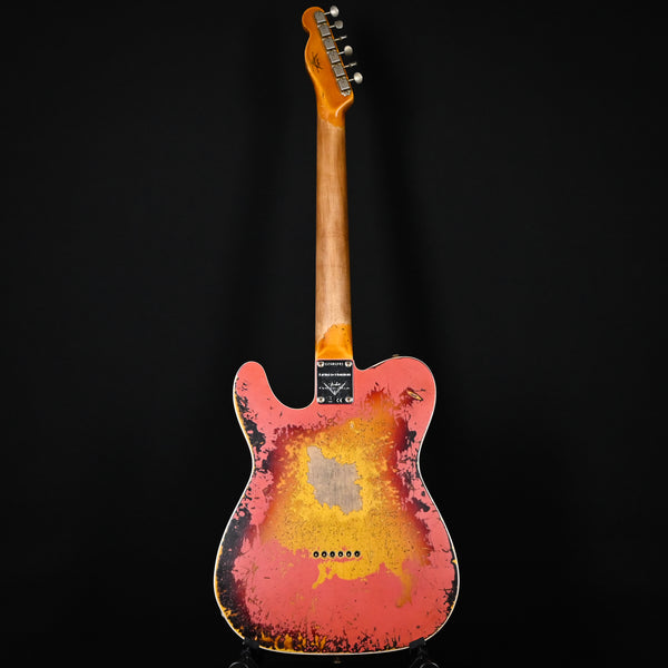 Fender Custom Shop Limited Edition '59 Telecaster Custom Super Heavy Relic- Aged Tahitian Coral / Chocolate 3 Color Sunburst 2025 (CZ585241)