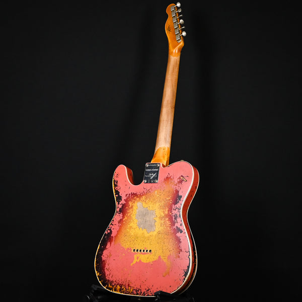 Fender Custom Shop Limited Edition '59 Telecaster Custom Super Heavy Relic- Aged Tahitian Coral / Chocolate 3 Color Sunburst 2025 (CZ585241)