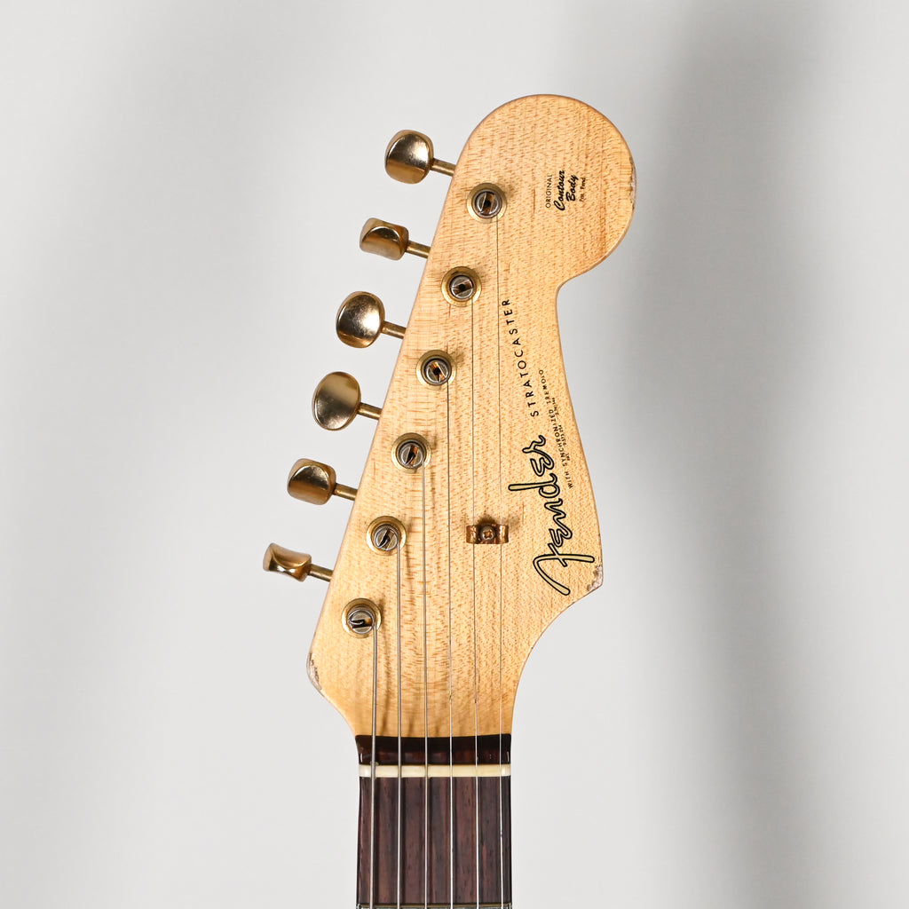 Fender Custom Shop 1962 Stratocaster w/ Gold Hardware Heavy Relic- Purple Sparkle / Black Paisley 2025 (R139340)