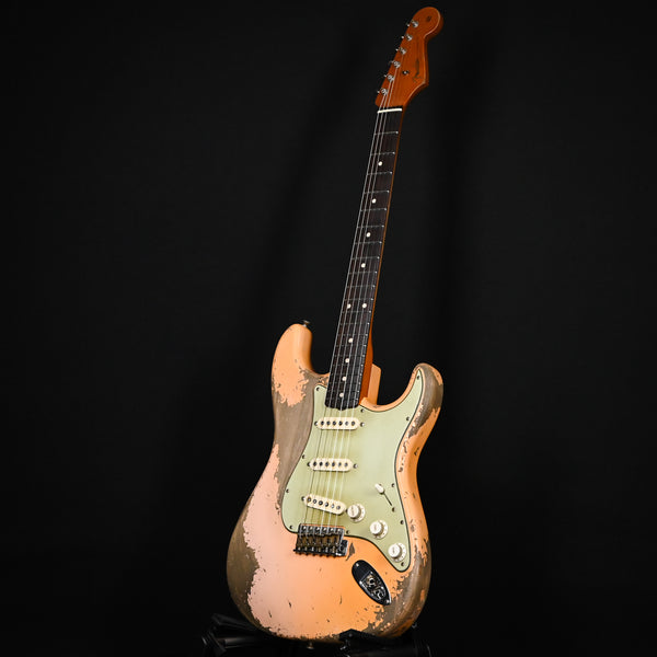 Fender Custom Shop Masterbuild Levi Perry 60/63 Stratocaster w/ Brazilian Rosewood & Josefina Handwound Pickups, Super Heavy Relic- Dirty Shell Pink 2025 (LP0127)