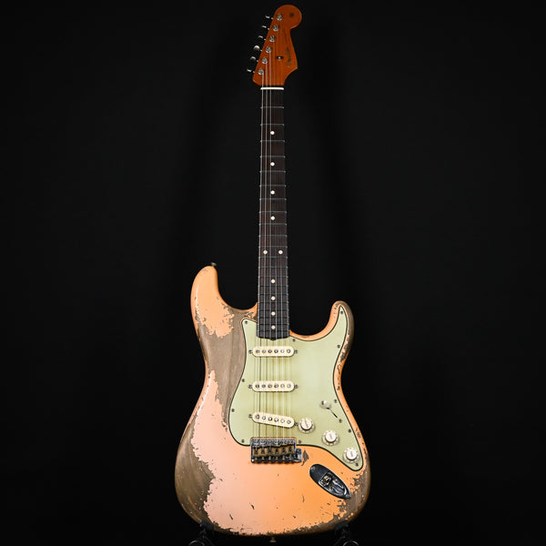 Fender Custom Shop Masterbuild Levi Perry 60/63 Stratocaster w/ Brazilian Rosewood & Josefina Handwound Pickups, Super Heavy Relic- Dirty Shell Pink 2025 (LP0127)