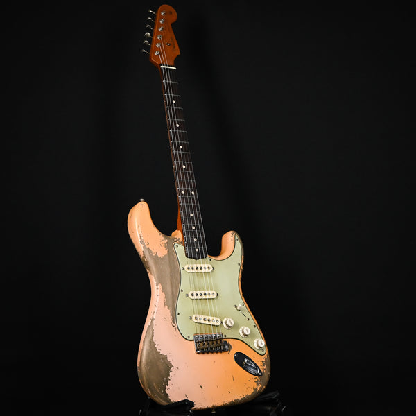 Fender Custom Shop Masterbuild Levi Perry 60/63 Stratocaster w/ Brazilian Rosewood & Josefina Handwound Pickups, Super Heavy Relic- Dirty Shell Pink 2025 (LP0127)