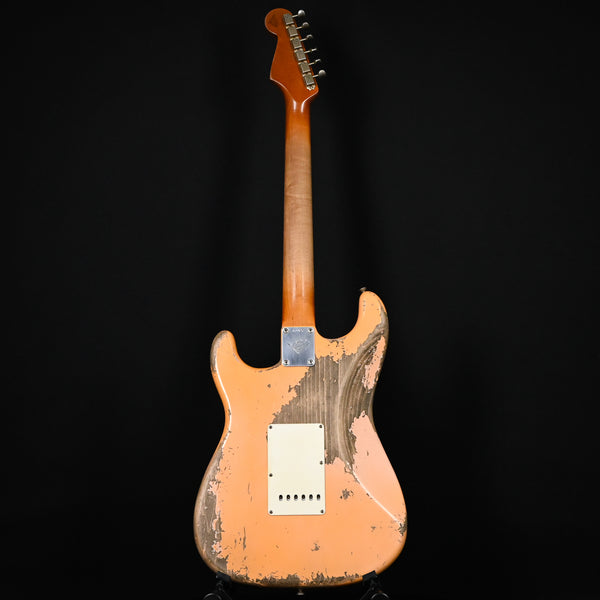 Fender Custom Shop Masterbuild Levi Perry 60/63 Stratocaster w/ Brazilian Rosewood & Josefina Handwound Pickups, Super Heavy Relic- Dirty Shell Pink 2025 (LP0127)