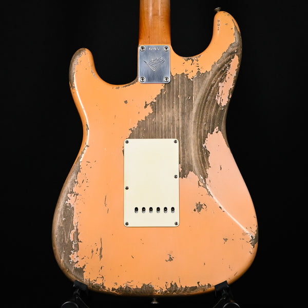 Fender Custom Shop Masterbuild Levi Perry 60/63 Stratocaster w/ Brazilian Rosewood & Josefina Handwound Pickups, Super Heavy Relic- Dirty Shell Pink 2025 (LP0127)