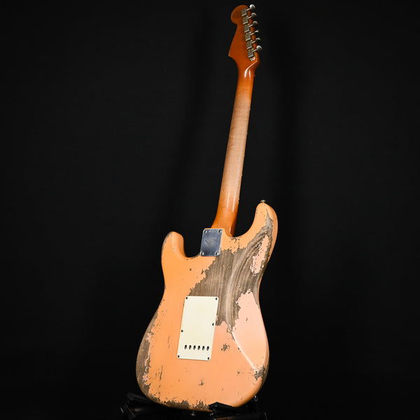 Fender Custom Shop Masterbuild Levi Perry 60/63 Stratocaster w/ Brazilian Rosewood & Josefina Handwound Pickups, Super Heavy Relic- Dirty Shell Pink 2025 (LP0127)