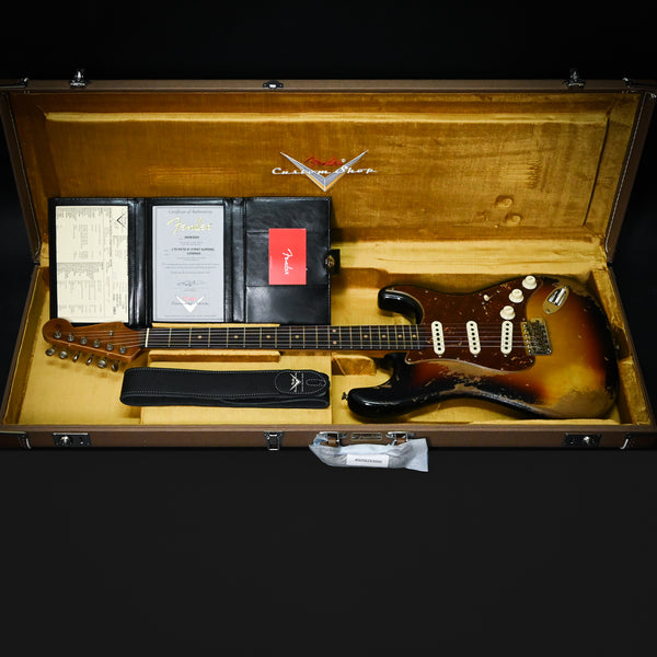 Fender Custom Shop Limited Edition Roasted '61 Stratocaster Super Heavy Relic- Aged 3 Color Sunburst 2025 (CZ580660)