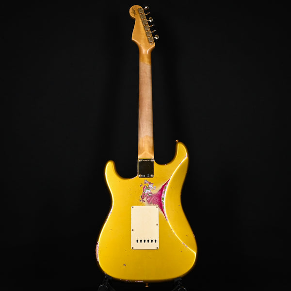 Fender Custom Shop 1962 Stratocaster w/ Gold Hardware Heavy Relic- Frost Gold / Pink Paisley 2024 (R139235)