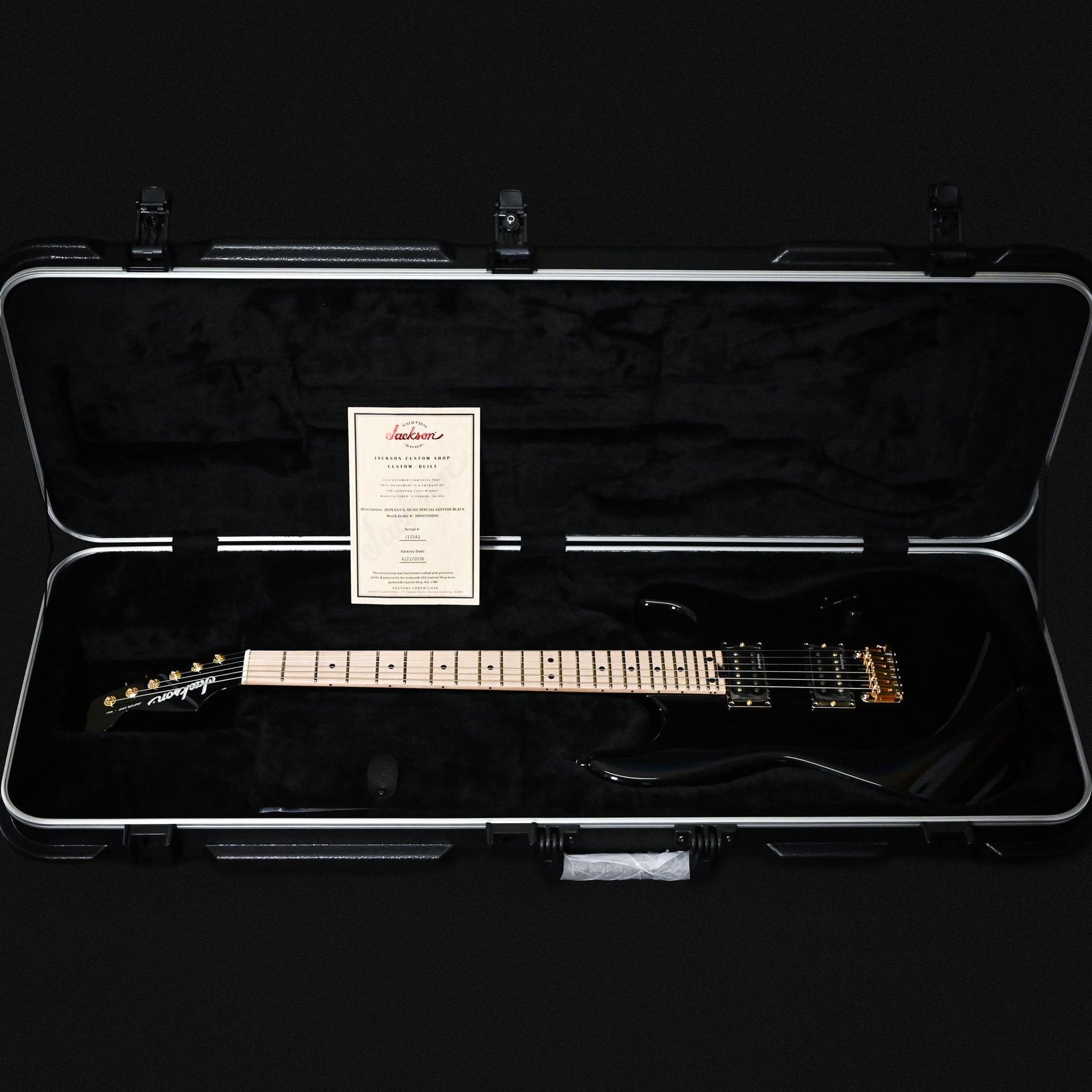 Jackson Custom Shop USA Gus G San Dimas Signature Special Edition- Black 2026 (J11542)