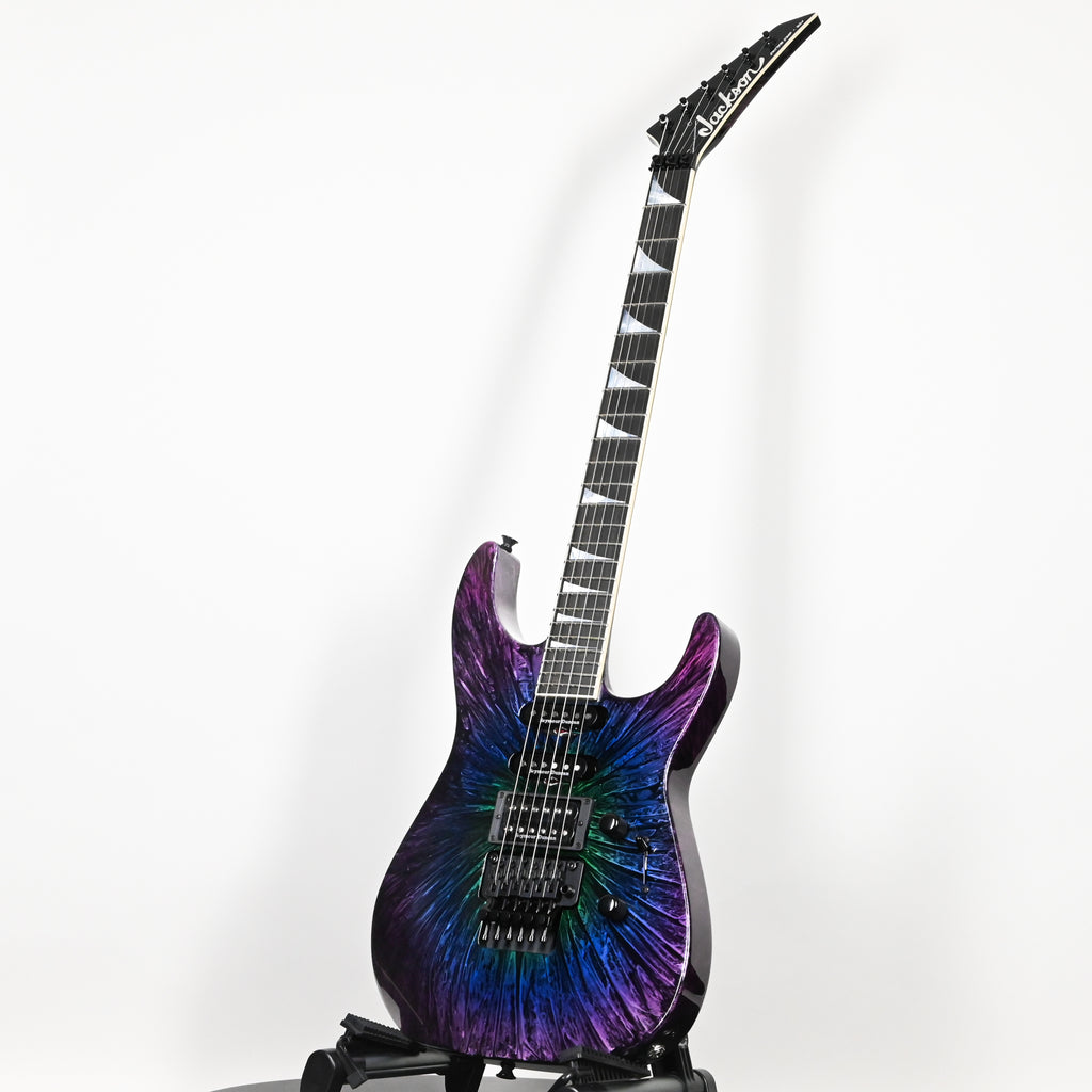 Jackson Custom Shop USA Select Soloist SL HSS FR Electric Guitar- Eerie Dess Swirl 2026 (J11681)