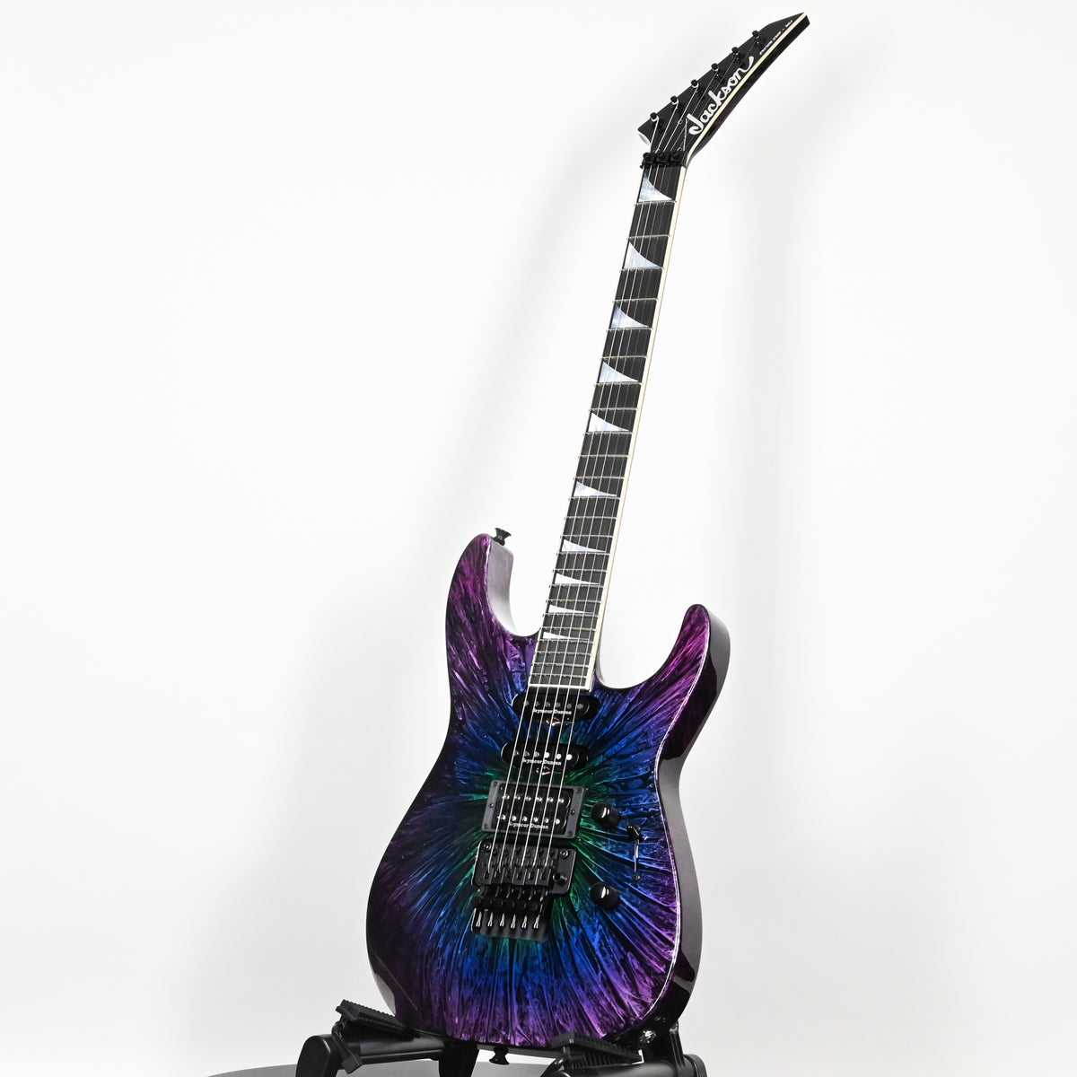 Jackson Custom Shop USA Select Soloist SL HSS FR Electric Guitar- Eerie Dess Swirl 2026 (J11681)