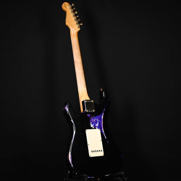 Fender Custom Shop 1962 Stratocaster w/ Gold Hardware & Josefina Handwound Pickups, Heavy Relic- Black/ Purple Paisley 2025 (R139350)