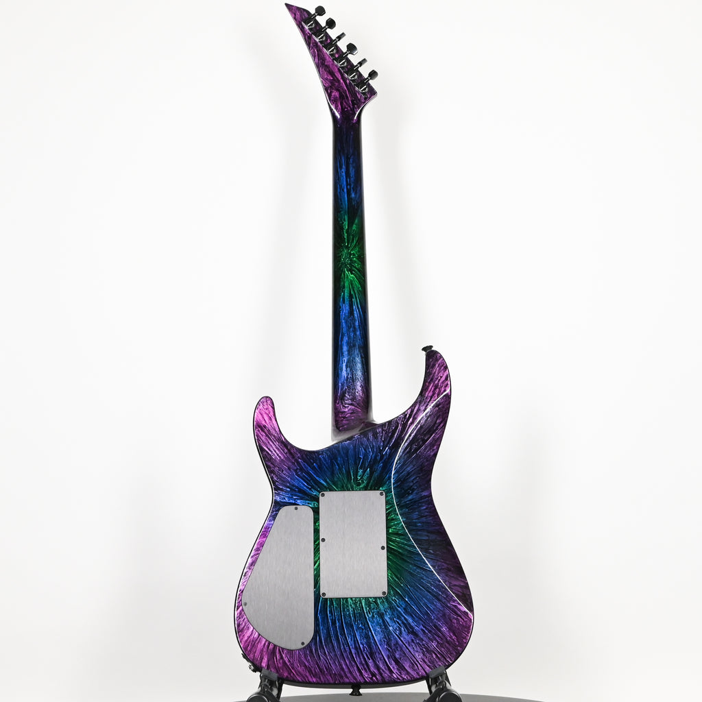 Jackson Custom Shop USA Select Soloist SL HSS FR Electric Guitar- Eerie Dess Swirl 2026 (J11681)