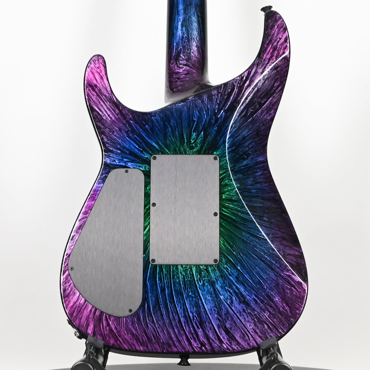 Jackson Custom Shop USA Select Soloist SL HSS FR Electric Guitar- Eerie Dess Swirl 2026 (J11681)