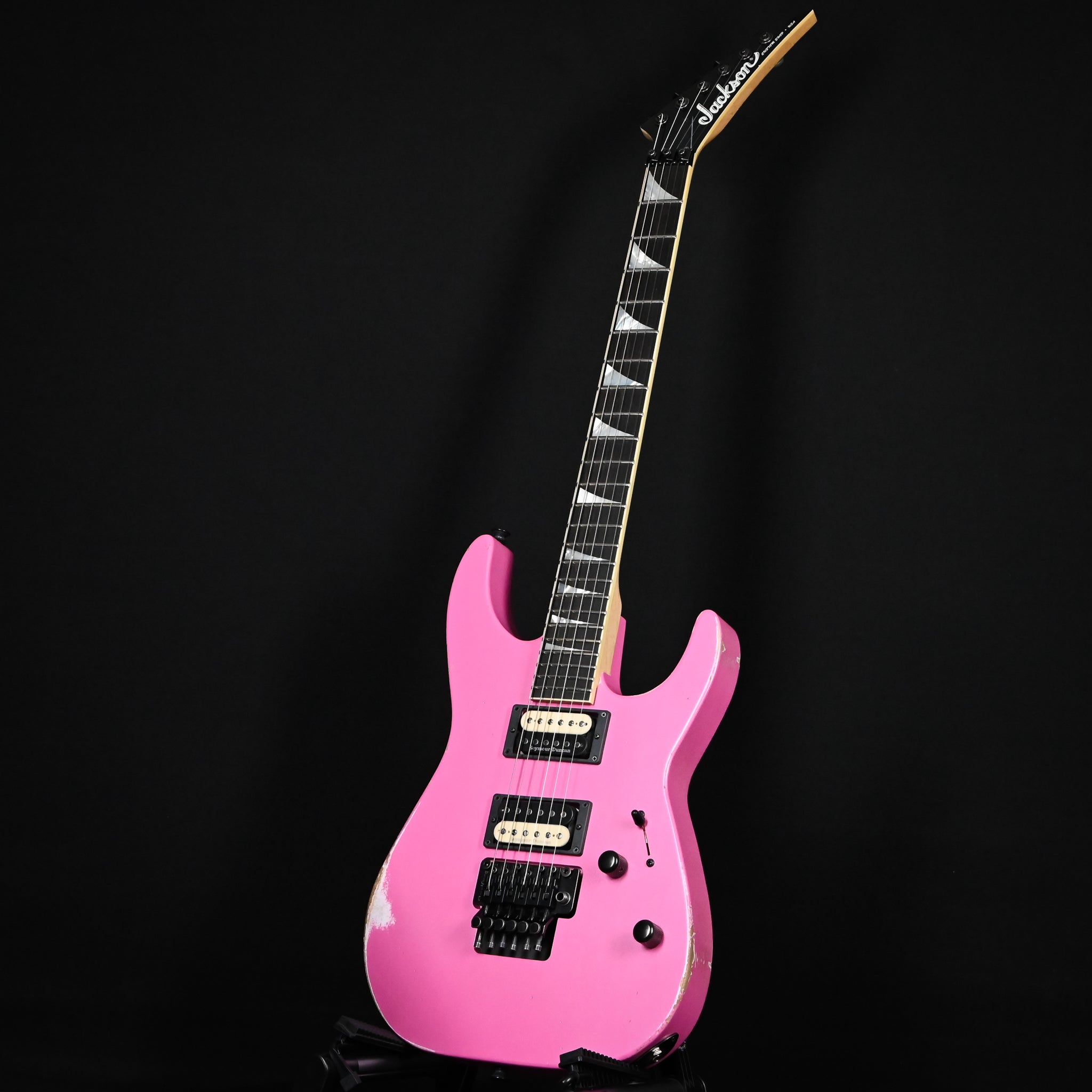 Jackson Custom Shop USA Special Edition Dk24-FR Dinky Floyd Rose w/ JP-1500 Boost Nitro Relic Club- Platinum Pink 2026 (XN20702)