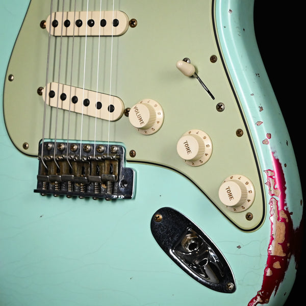 Fender Custom Shop 1962 Stratocaster w/ Josefina Handwound Pickups Heavy Relic- Surf Green/ Pink Paisley 2025 (R143456)
