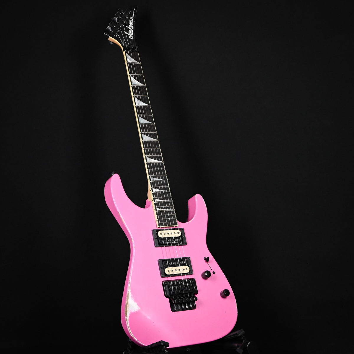 Jackson Custom Shop USA Special Edition Dk24-FR Dinky Floyd Rose w/ JP-1500 Boost Nitro Relic Club- Platinum Pink 2026 (XN20702)