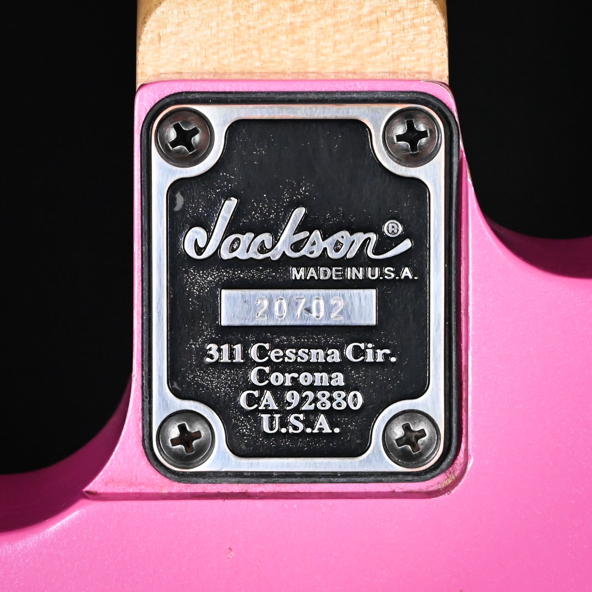 Jackson Custom Shop USA Special Edition Dk24-FR Dinky Floyd Rose w/ JP-1500 Boost Nitro Relic Club- Platinum Pink 2026 (XN20702)