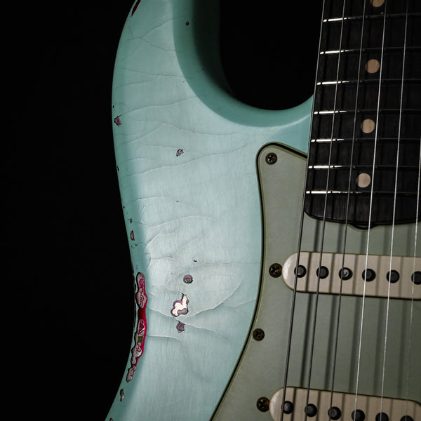 Fender Custom Shop 1962 Stratocaster w/ Josefina Handwound Pickups Heavy Relic- Surf Green/ Pink Paisley 2025 (R143456)